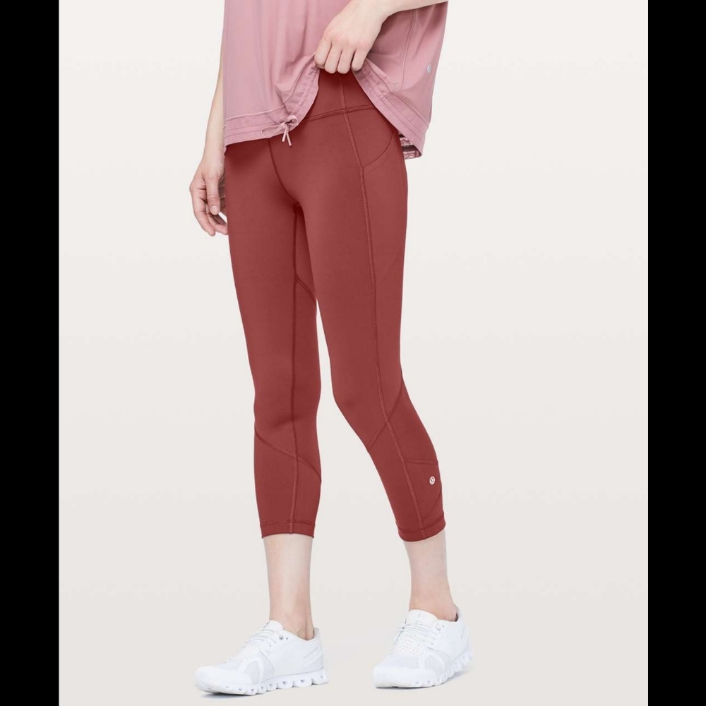 Lululemon pace rival crops full on luxtreme 22 inch - Picture 1 of 6